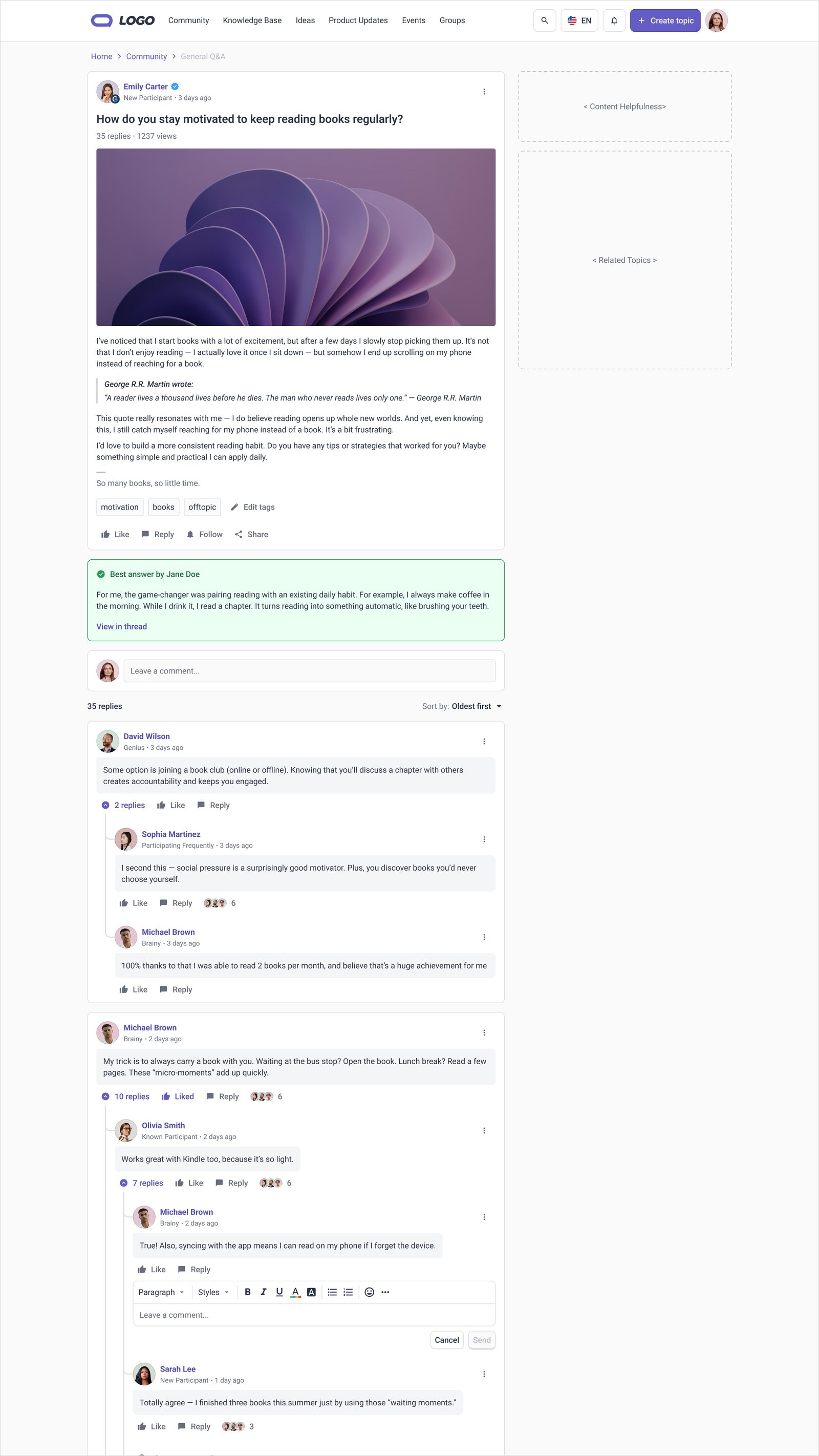 Thread Replies & Communities Redesign